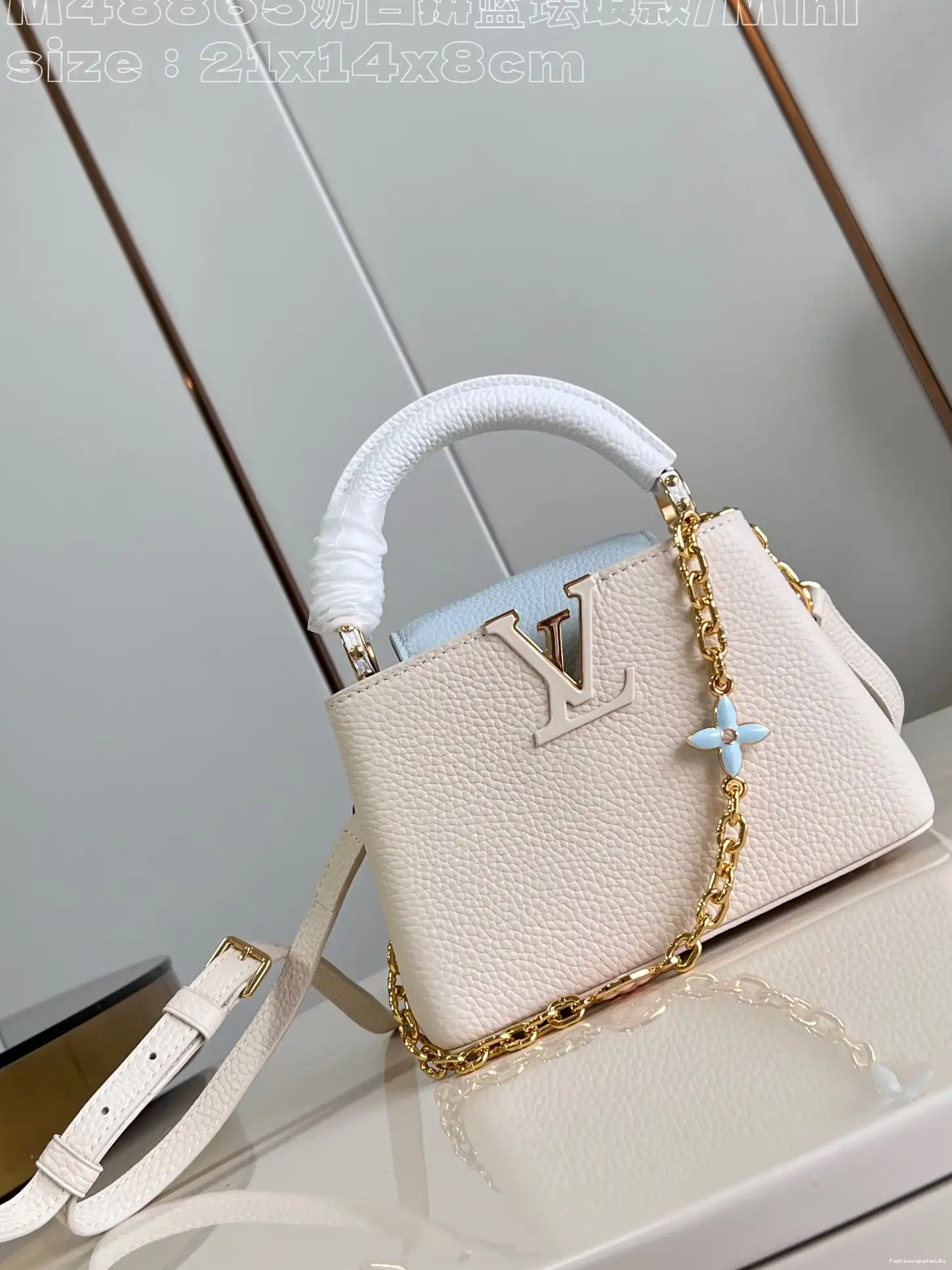 FS CHEAP VUITTON MINI-21*14*8CM CAPUCINES LOUIS 0607